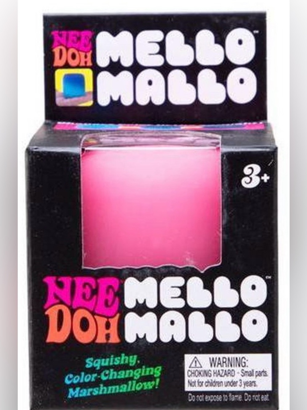 Mello Mallo Pink Color-Changing Squishy Toy - Nee Doh